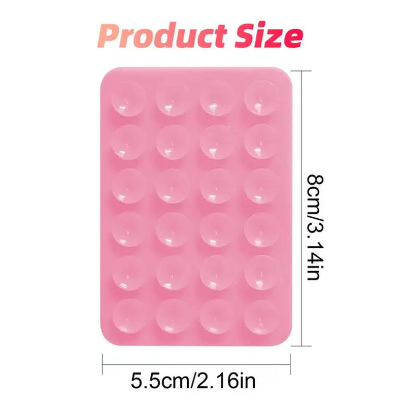 Sticky Grippy Suction Phone Case Mount Silicone Adhesive Phone Accessory for Smart Phone Hands-Free Tool