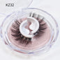 Self Adhesive Eyelashes Glue-Free Reusable 3D Wispy Thick Natural Lashes Makeup Fake Eyelashes