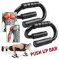 S-Shaped Push-Up Bars - Non-Slip Fitness Grips