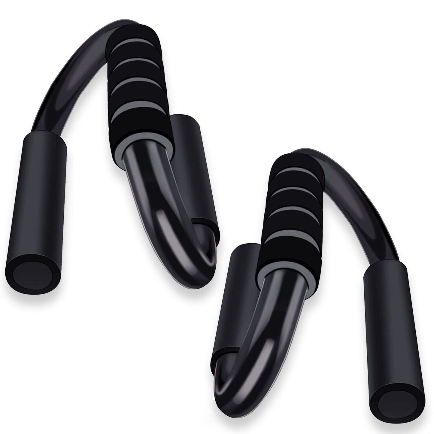 S-Shaped Push-Up Bars - Non-Slip Fitness Grips